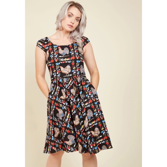 Modcloth Dresses & Skirts - Modcloth Coq Madame Dress